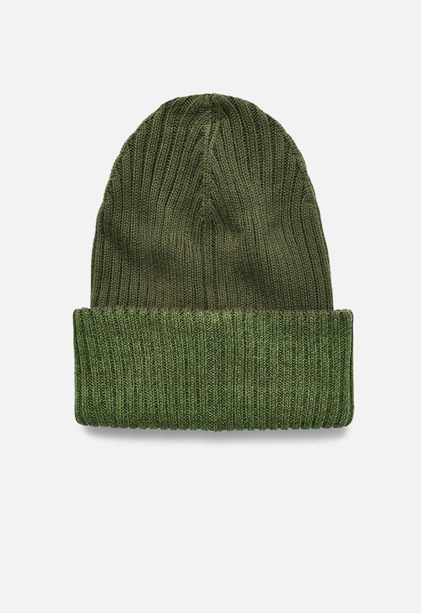 G-STAR - Vaan reversible beanie - grey & green 