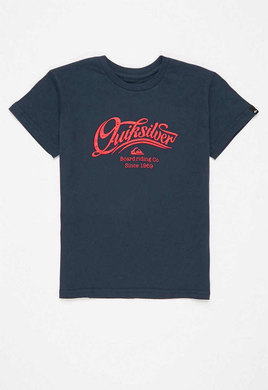 Quiksilver - Top hour short sleeve boy - navy blazer