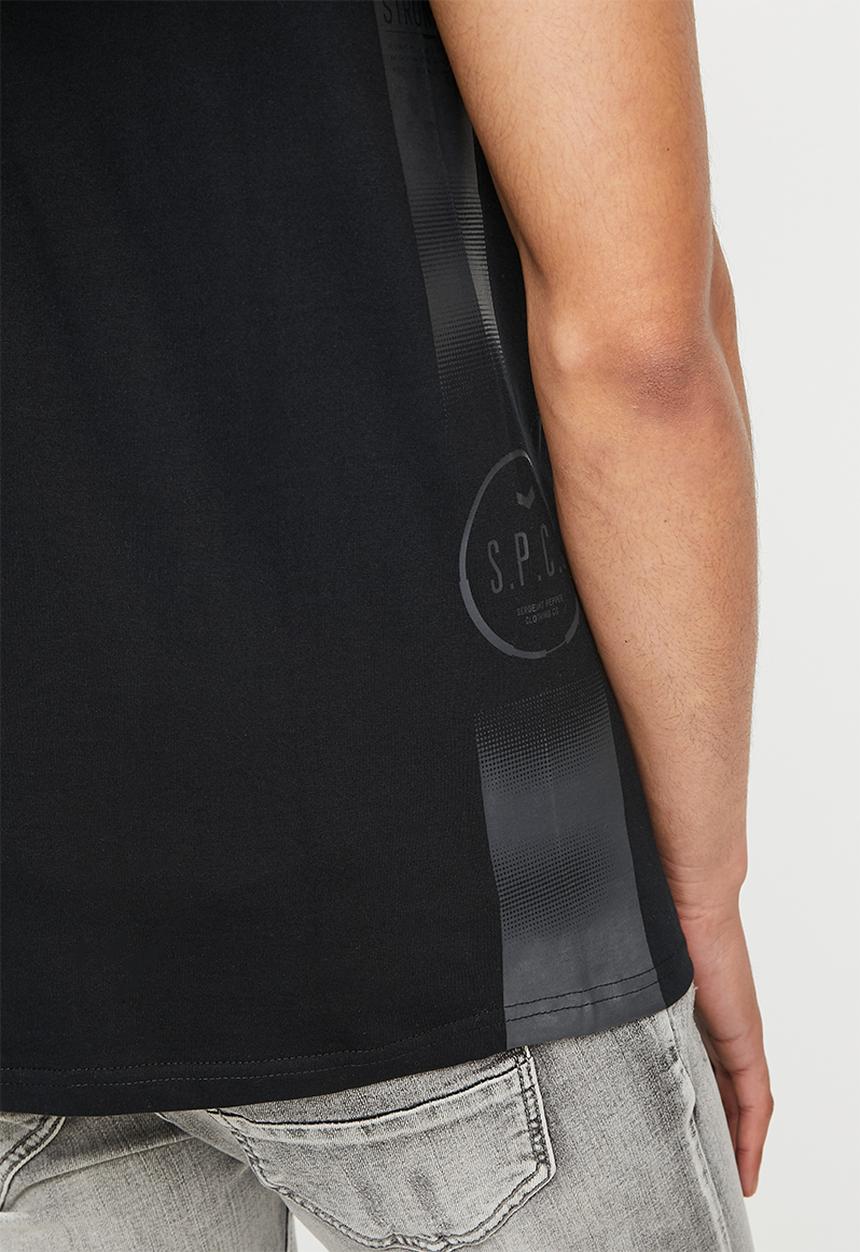 S.P.C.C - Kirsch regular fit straight hem tee - black