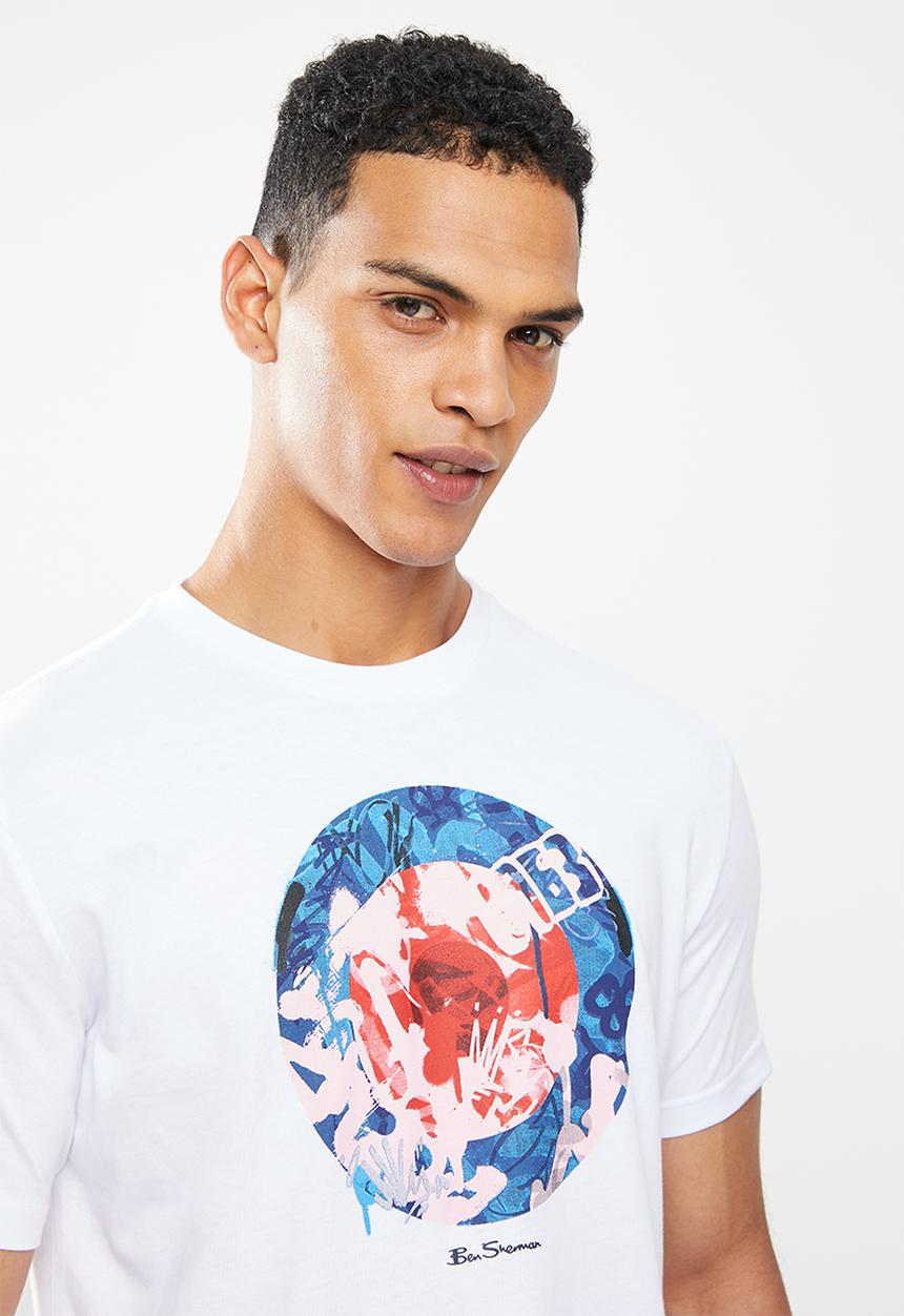 Ben Sherman - Graffiti - white