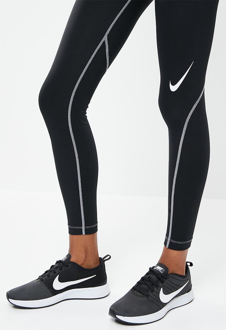 Nike - Nsw swoosh gx hr legging - black & white