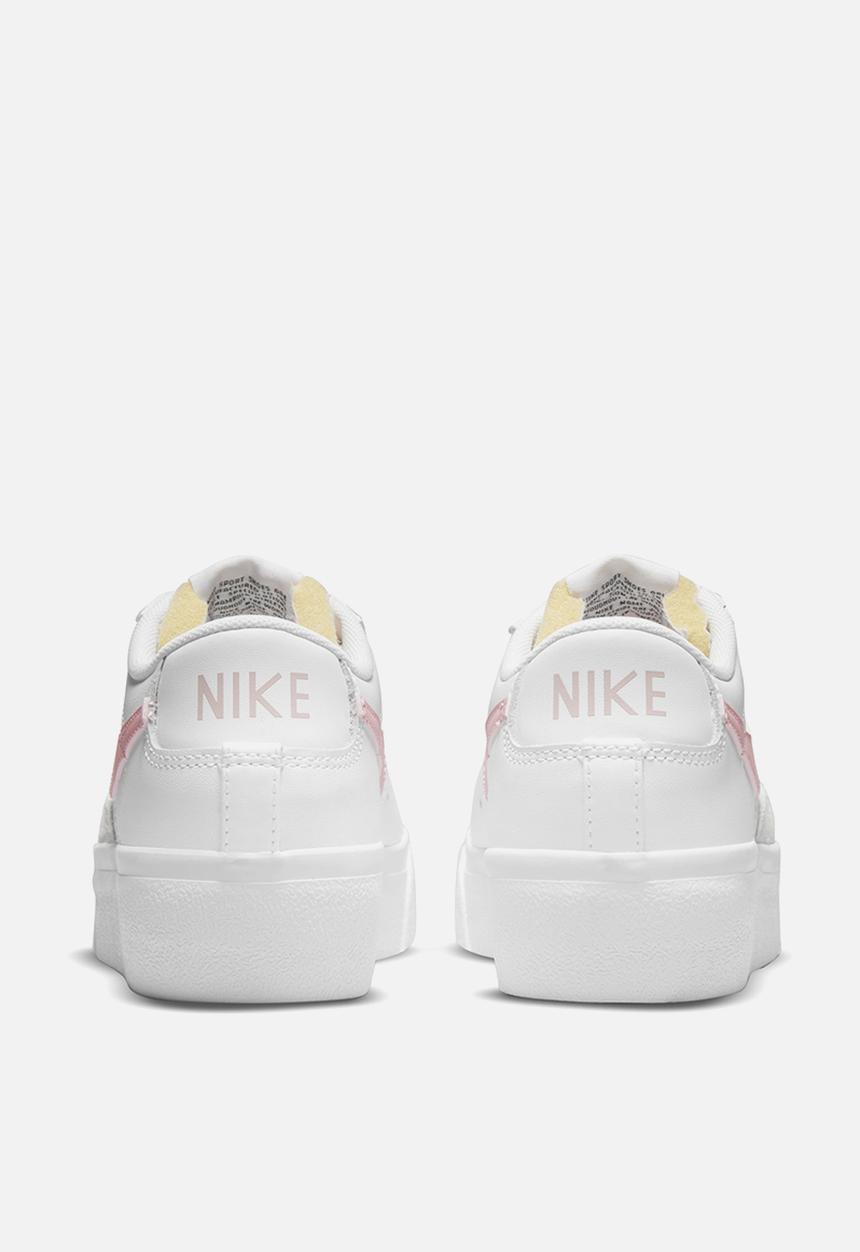 Nike - Blazer low platform - white/pink glaze-summit white-black