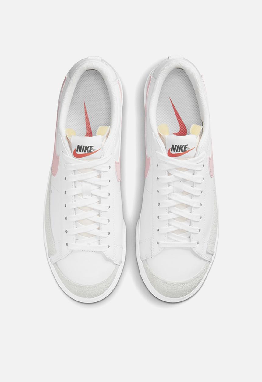 Nike - Blazer low platform - white/pink glaze-summit white-black