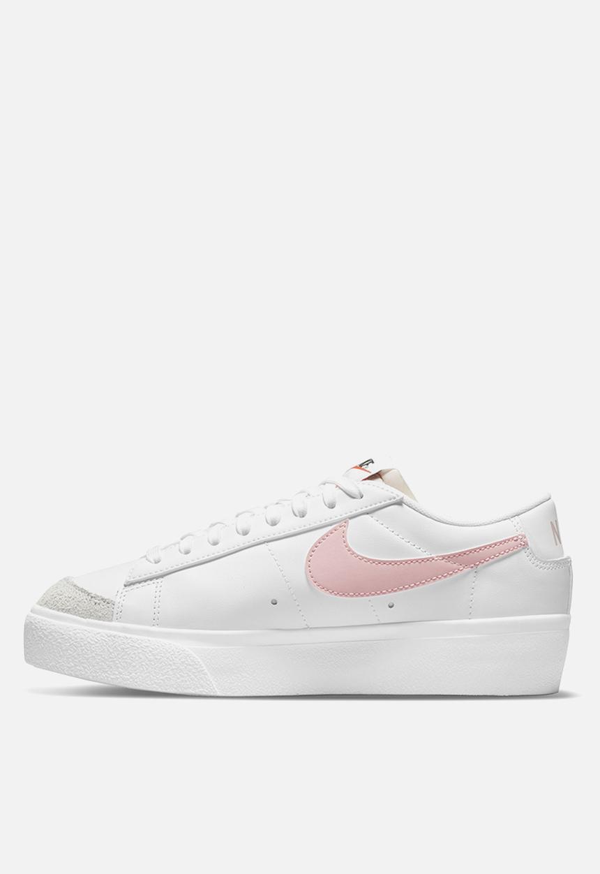 Nike - Blazer low platform - white/pink glaze-summit white-black
