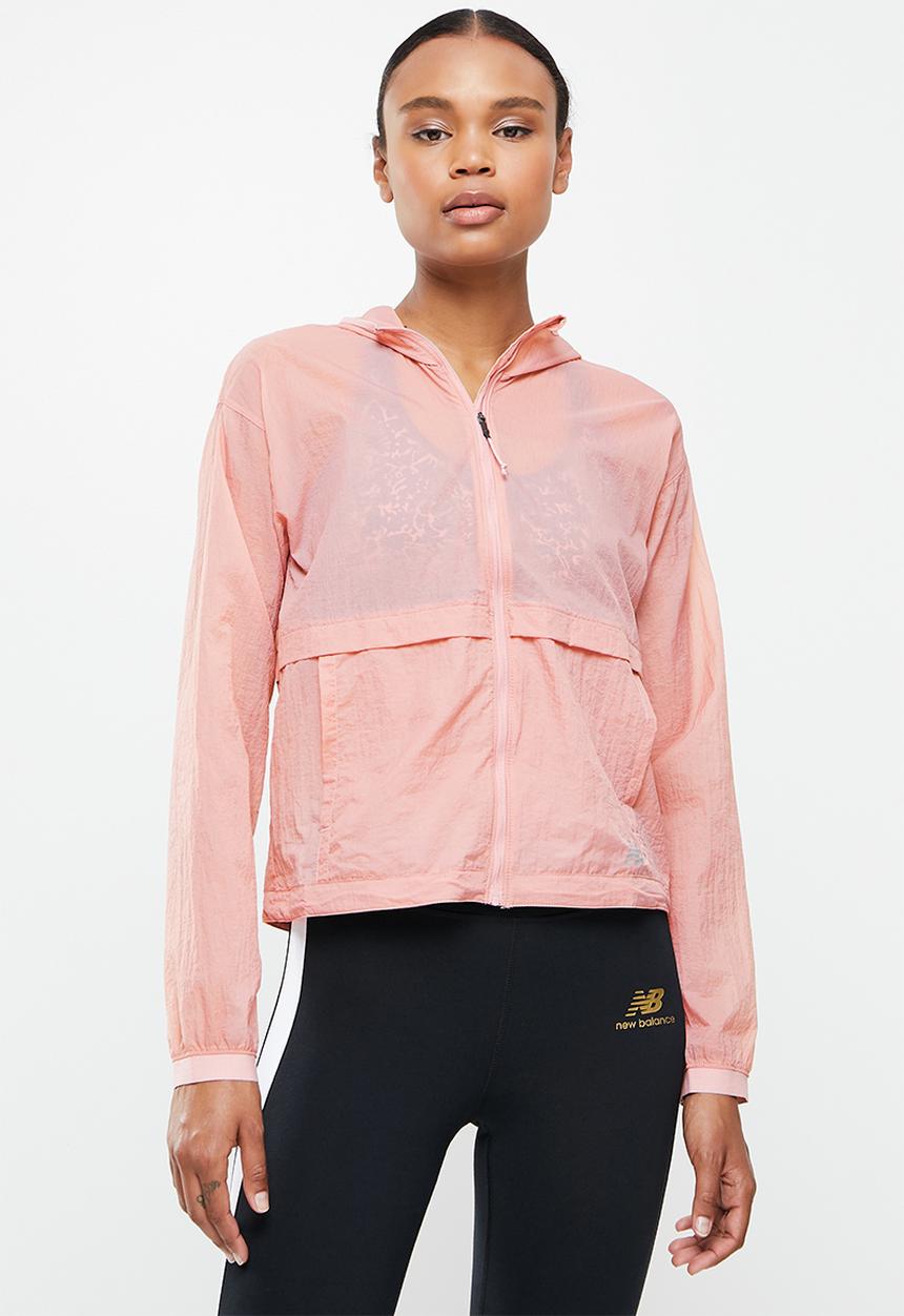New Balance  - Impact run light packable jacket - pink