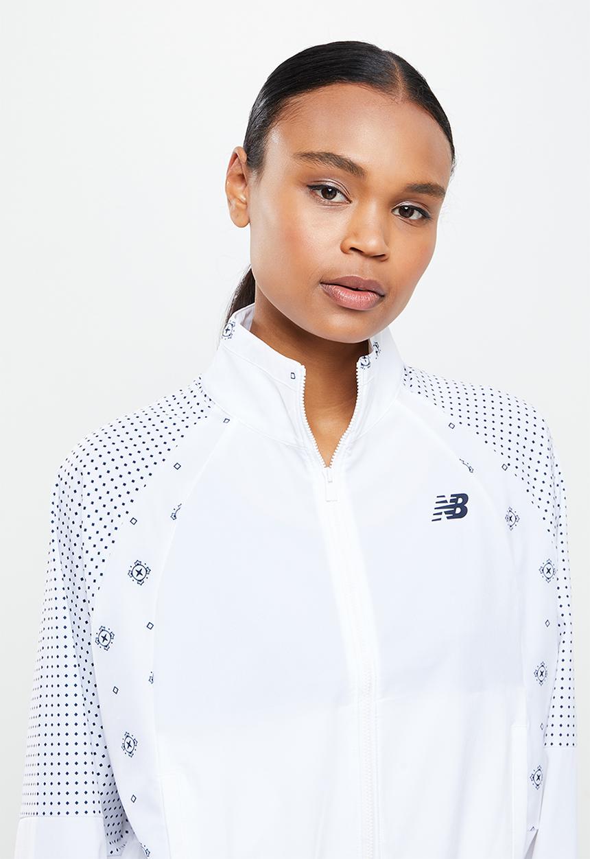 New Balance  - Achiever wind jacket - white