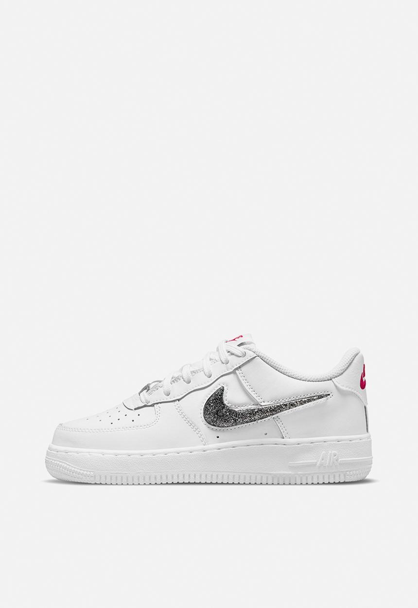 Nike - Nike air force 1 lv8 - white/black-very berry-metallic silver