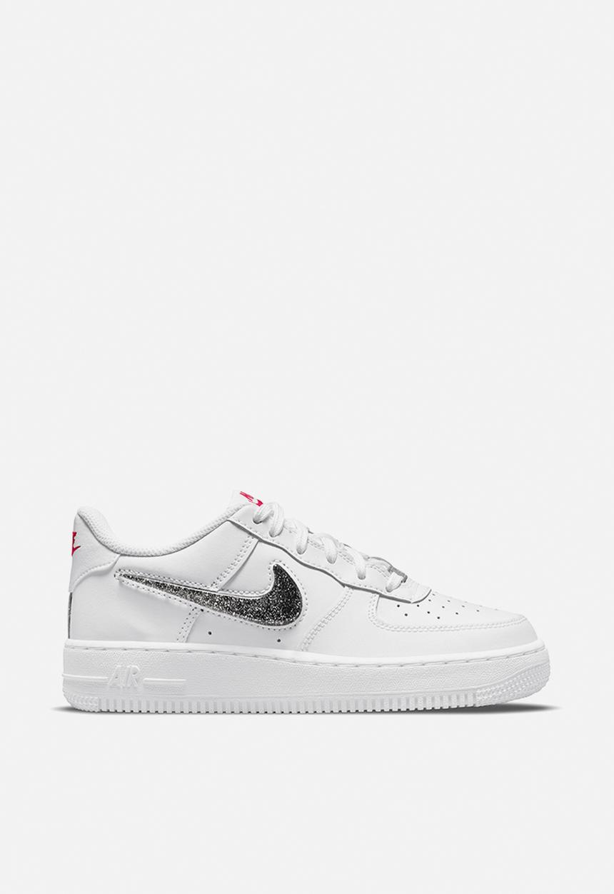 Nike - Nike air force 1 lv8 - white/black-very berry-metallic silver