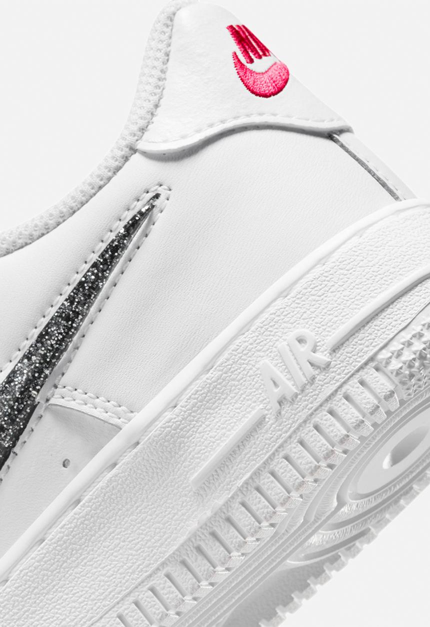 Nike - Nike air force 1 lv8 - white/black-very berry-metallic silver