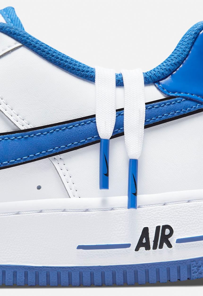 Nike - Nike air force 1 lv8 - white/white-black-game royal