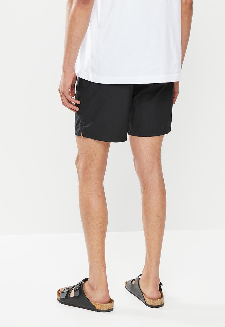 S.P.C.C - Madsen regular fit elasticated shorts - black