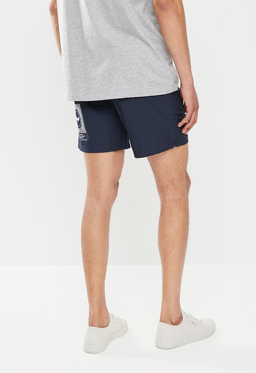 S.P.C.C - Helm regular fit elasticated shorts - navy 