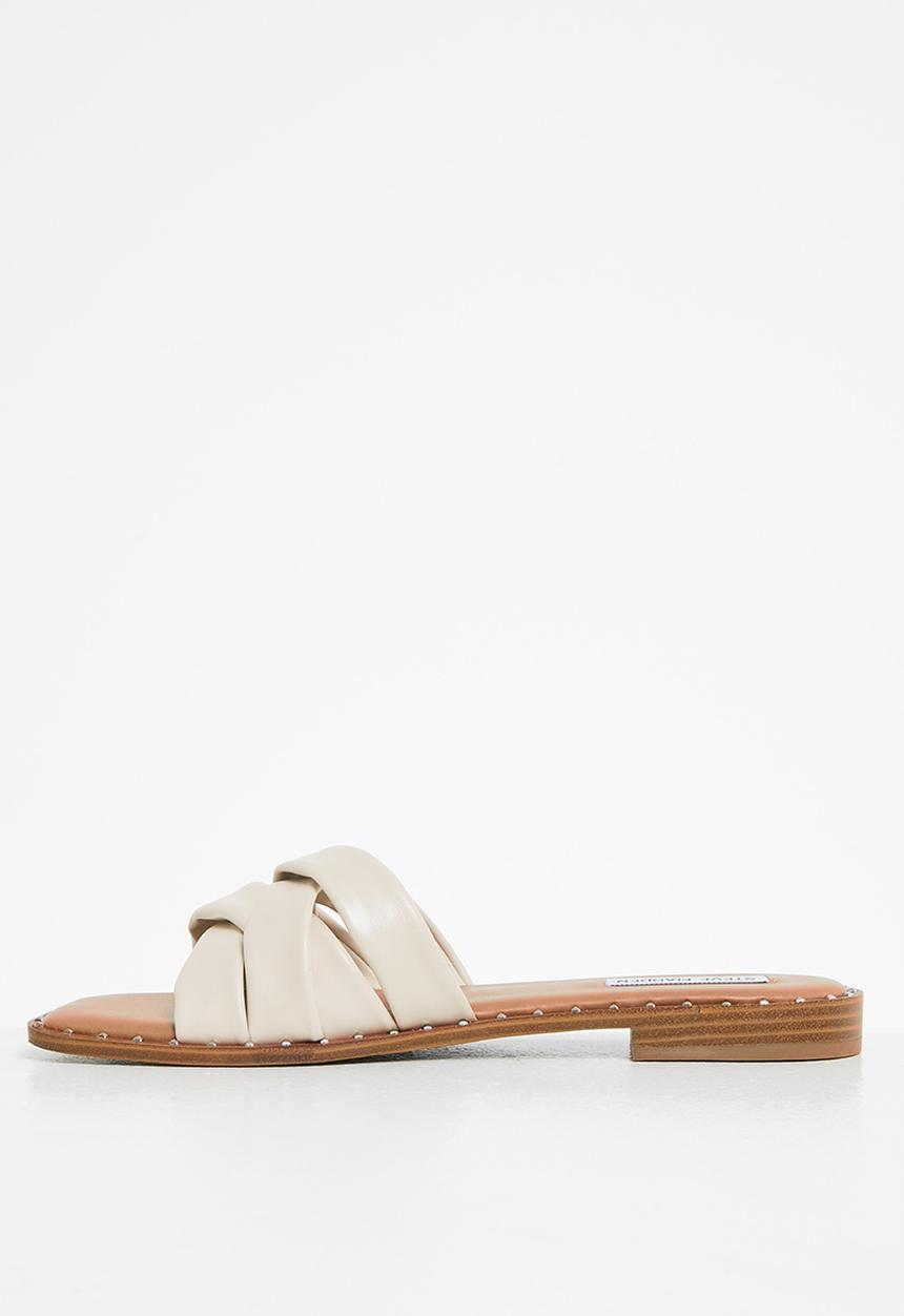 Steve Madden - Terron leather slide - stone