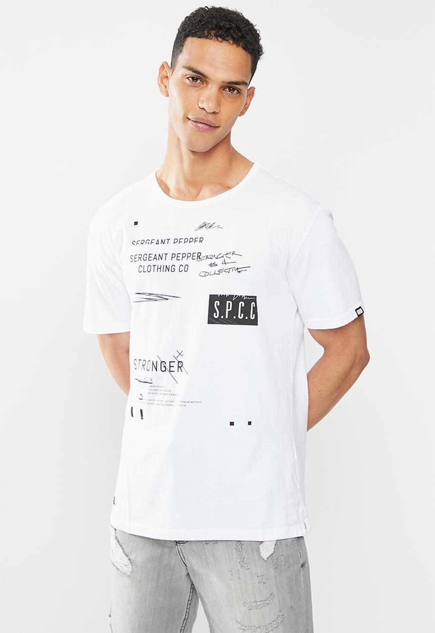 S.P.C.C - Grenier relaxed fit straight hem tee -  white