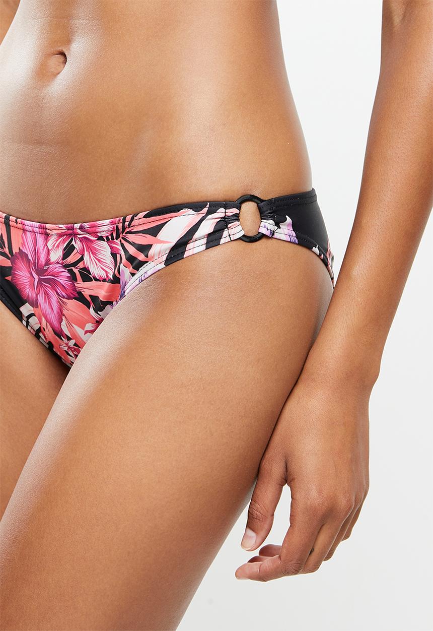 Volcom - You da palm bikini - pink & black