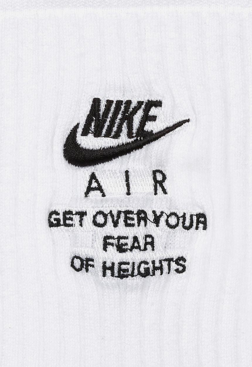 Nike - U snkr sox crew 2-pack - nike air - white