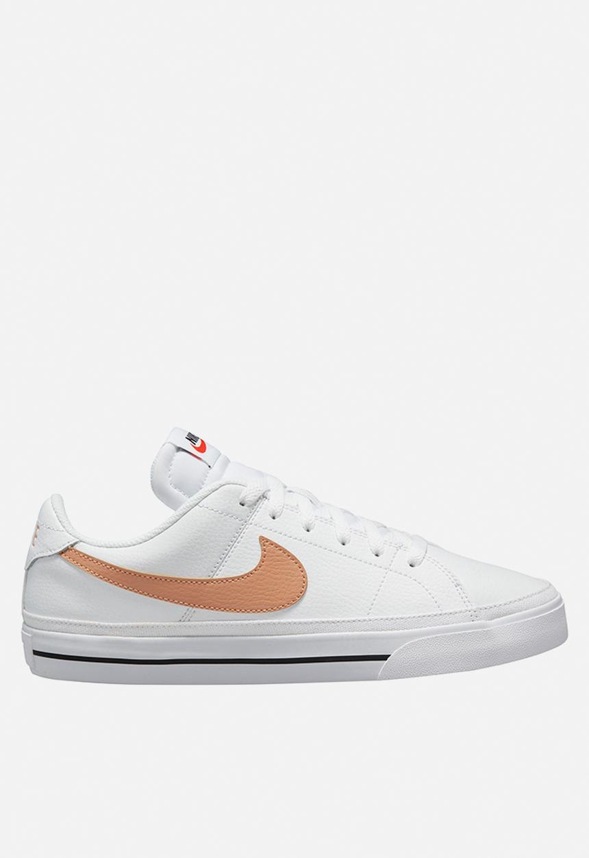 Nike - Court legacy - white/lt cognac-black-gum light brown