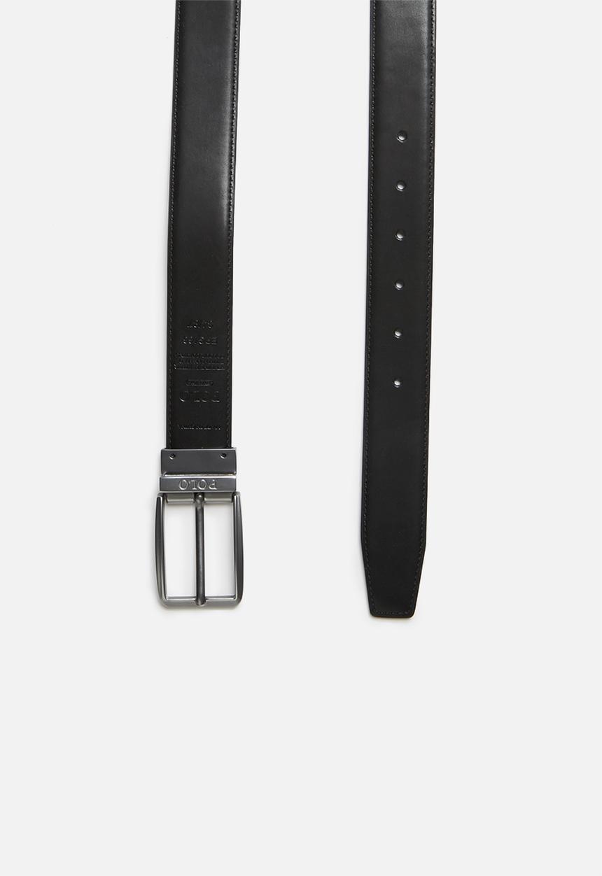 POLO - Dakota reversible belt -black