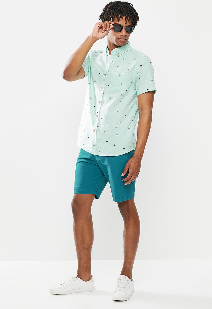 Vissla  - Wake up call eco short sleeve shirt - light blue