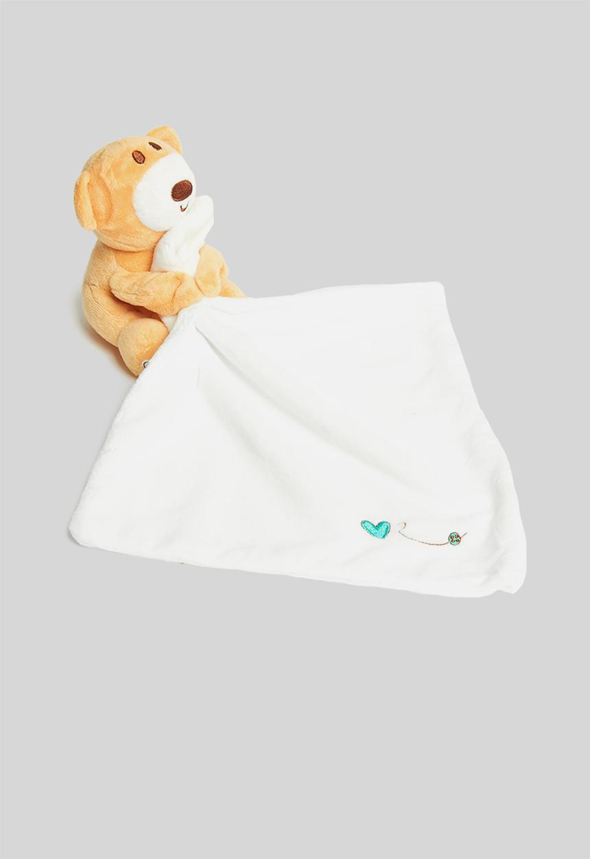 Pop Candy - Soft toy blanket - white &  beige