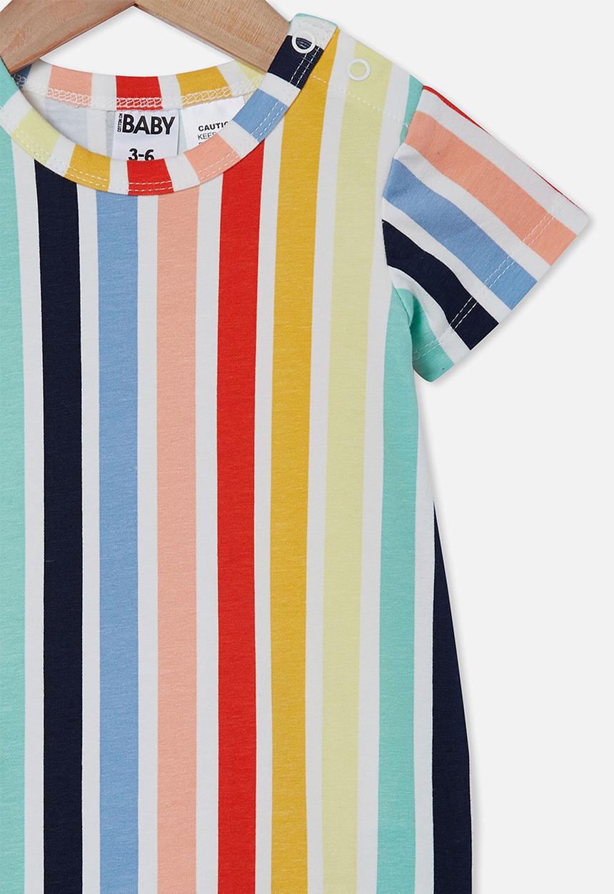Cotton On - The short sleeve romper - holly jolly