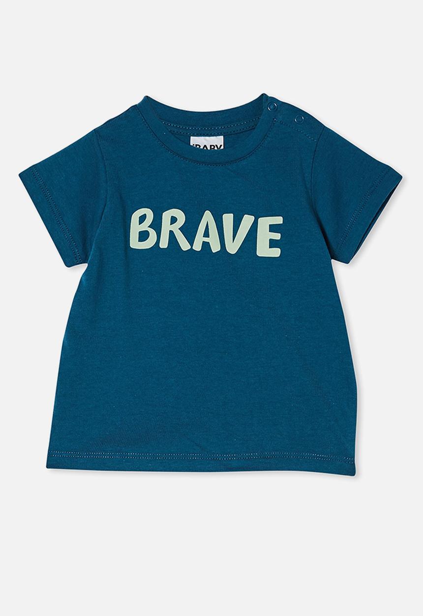 Cotton On - Jamie short sleeve tee - submarine blue