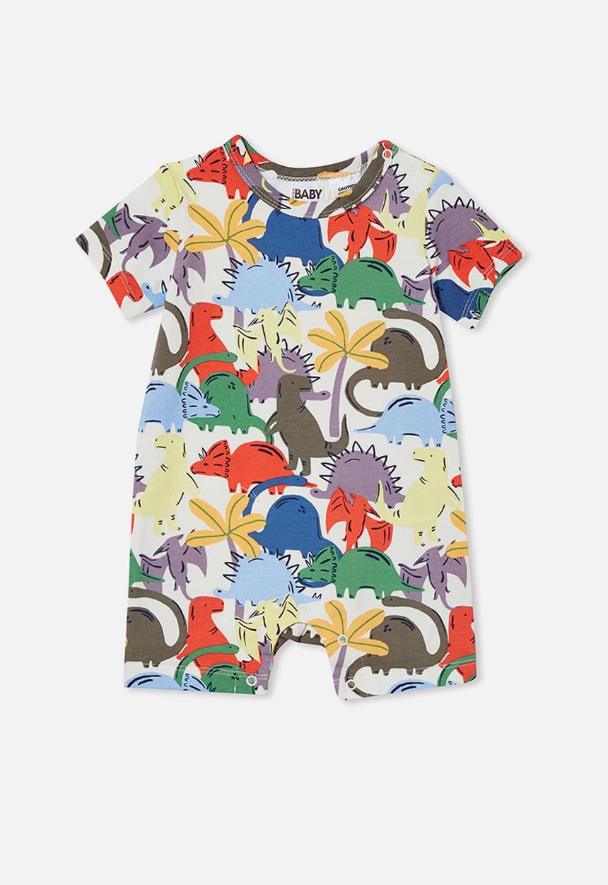 Cotton On - The short sleeve romper - daisy yellow
