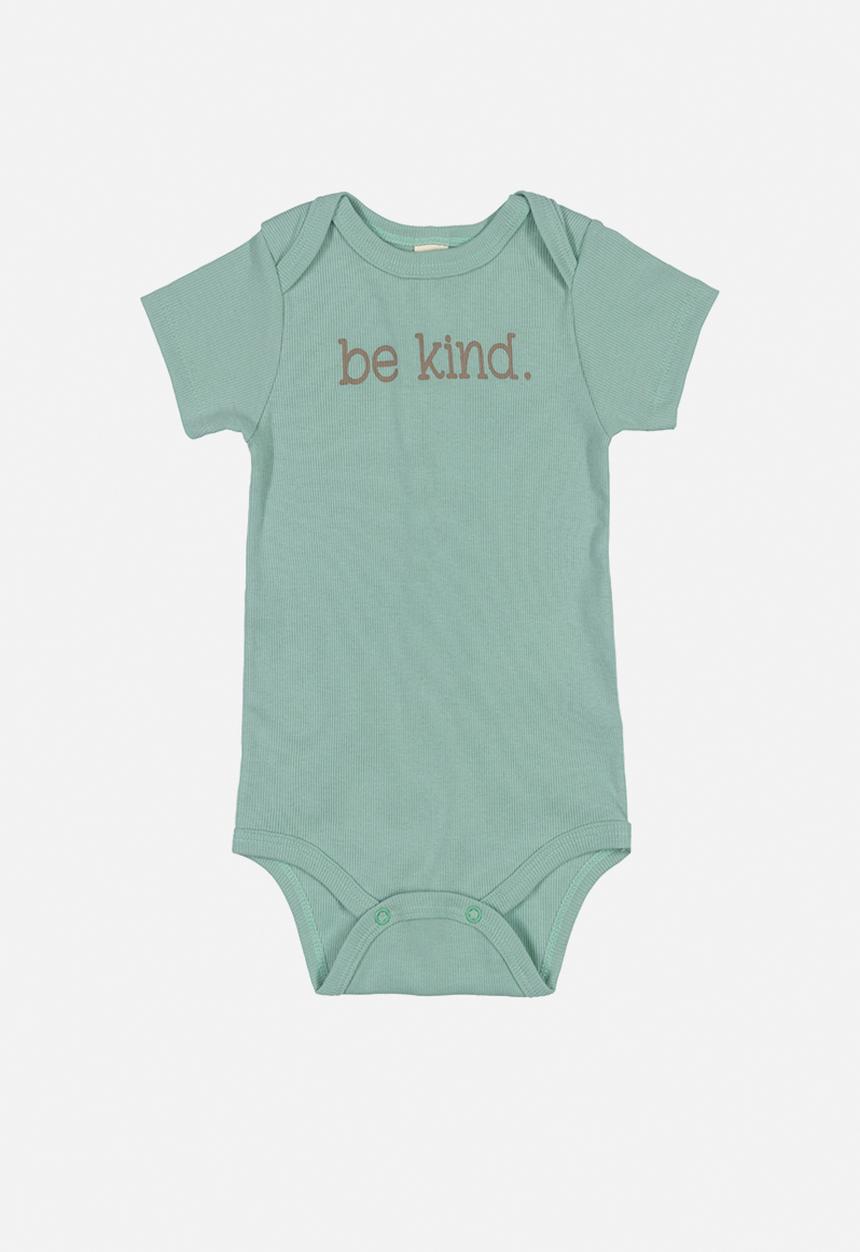 UP Baby - Baby boys slogan bodysuit - green