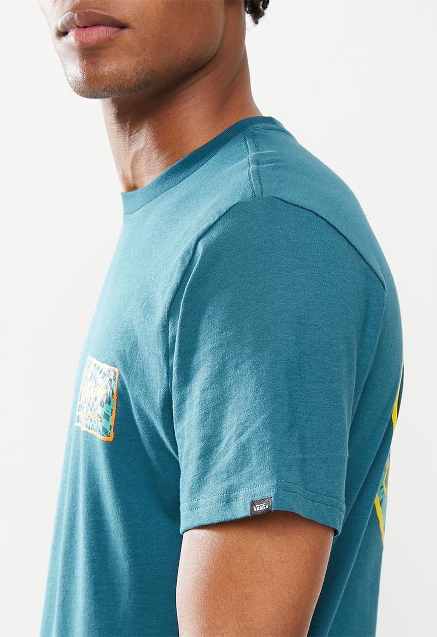 Vans - Sketched palms short sleeve - blue