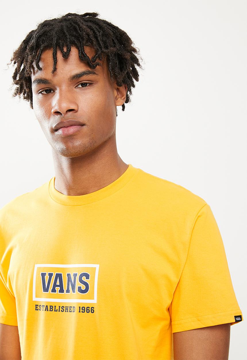 Vans - Take a stand box short sleeve tee - yellow