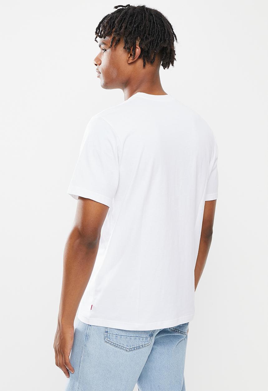 Levi’s® - Short sleeve relaxed fit tee boxtab text - bright white