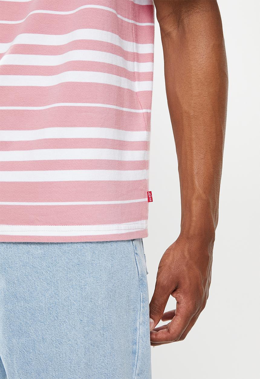 Levi’s® - Stay loose short sleeve tee backyard - stripe keepsa