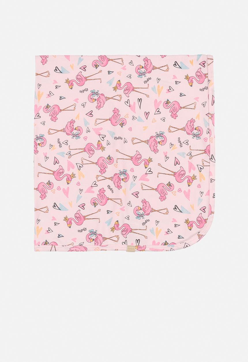 UP Baby - Baby girls aop blanket - light pink