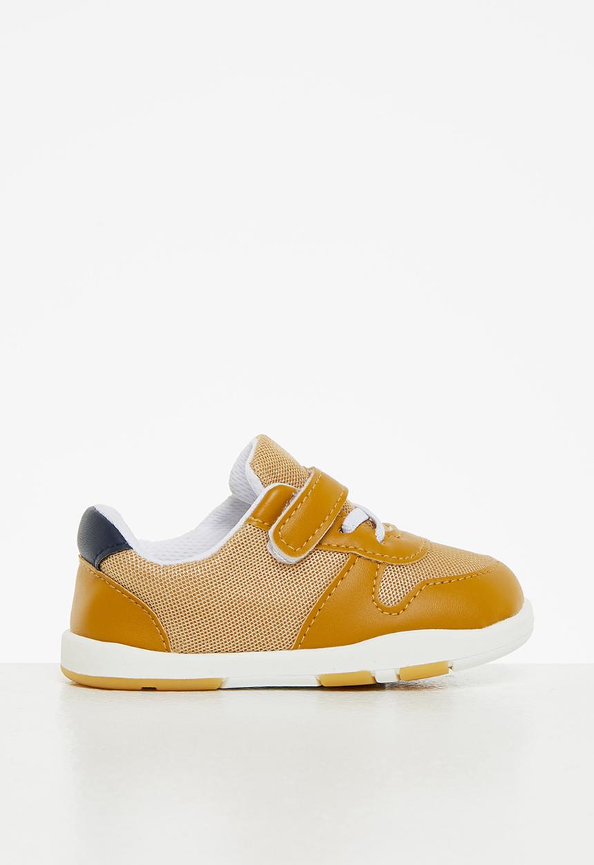 Pop Candy - Baby boys sneaker shoe - tan