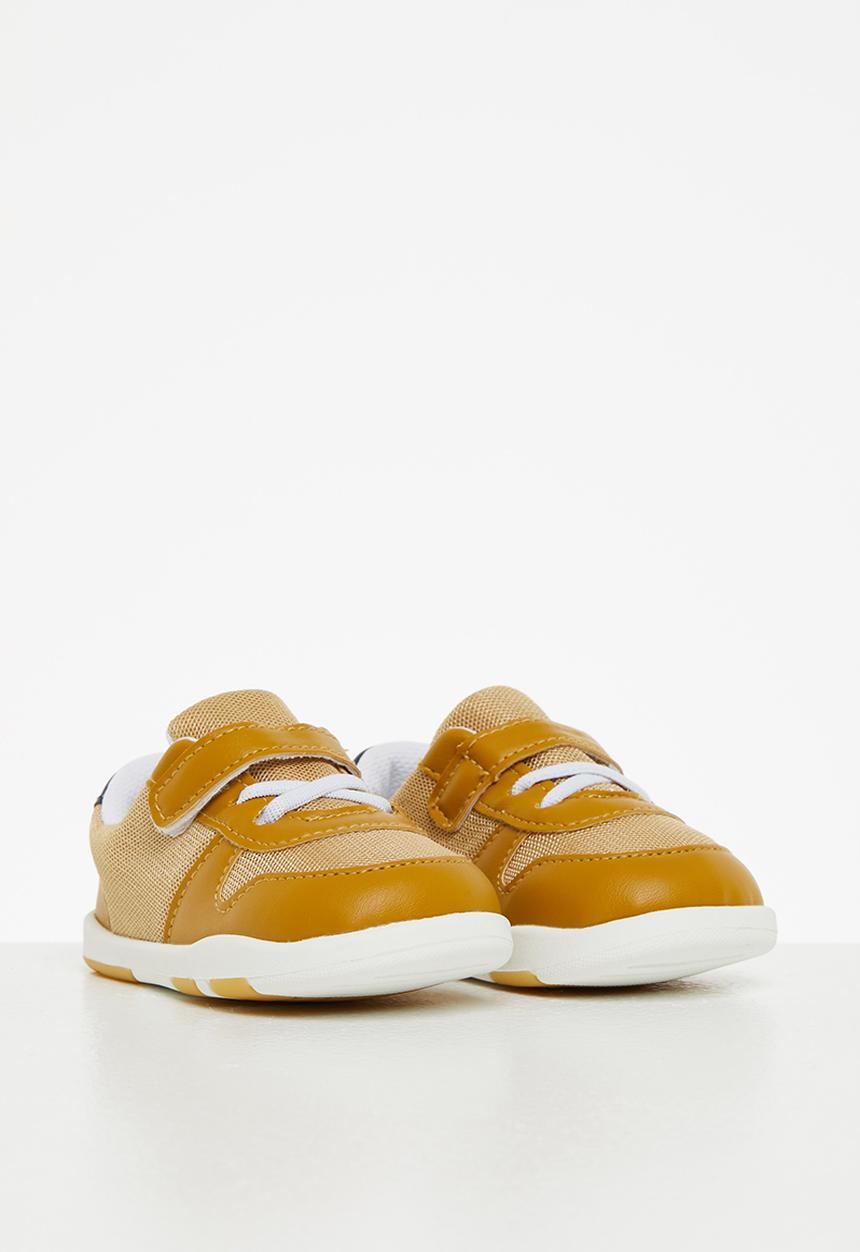 Pop Candy - Baby boys sneaker shoe - tan