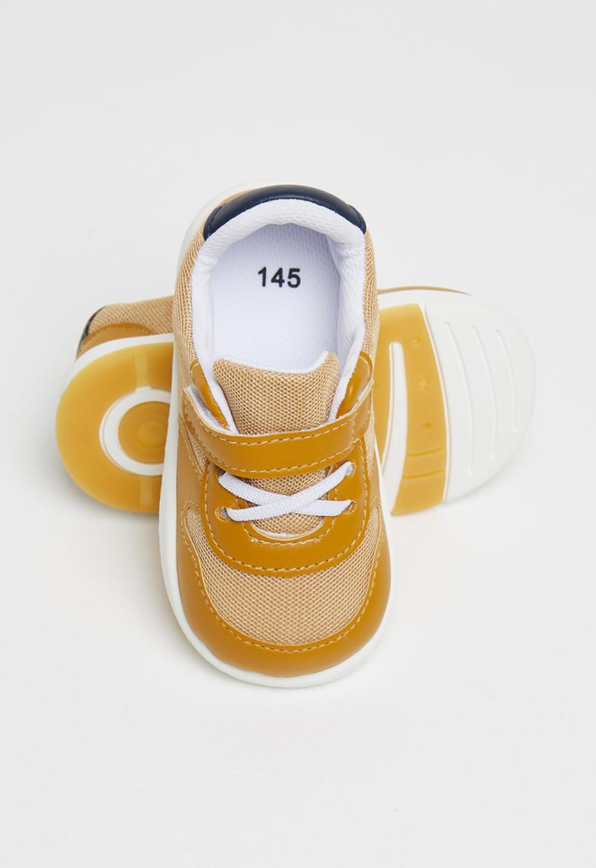 Pop Candy - Baby boys sneaker shoe - tan
