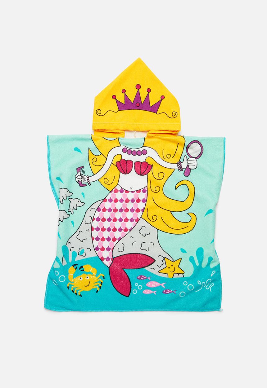 Pop Candy - Mermaid hooded beach towel - multi