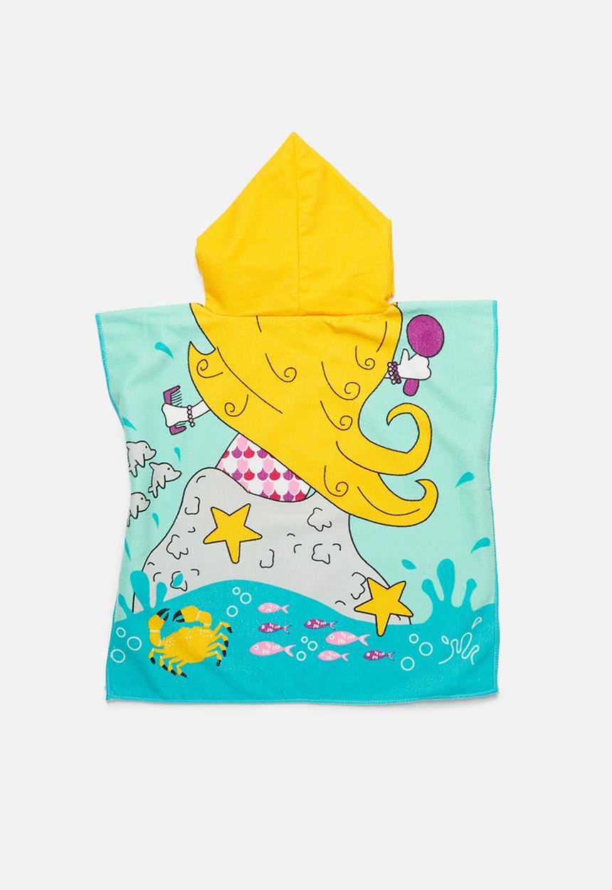 Pop Candy - Mermaid hooded beach towel - multi