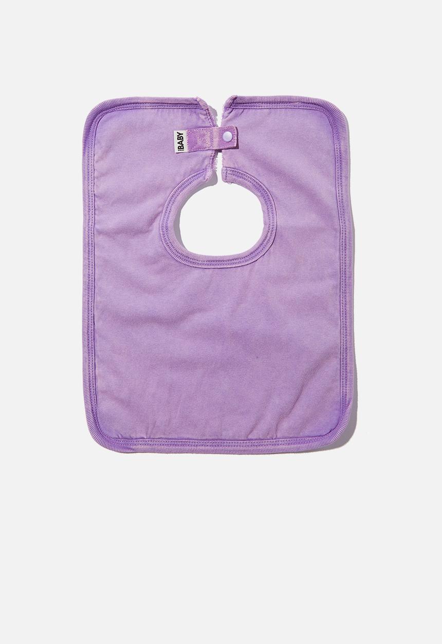 Cotton On - The square bib - grapesoda wash