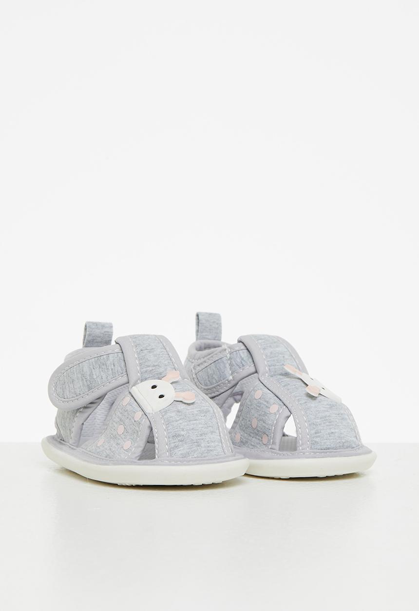 Pop Candy - Baby boys pram sandal - grey