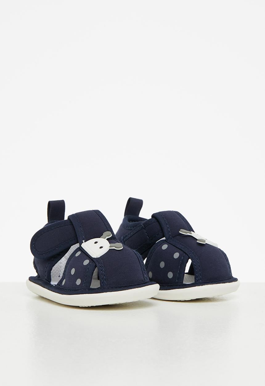Pop Candy - Baby boys pram sandal - navy