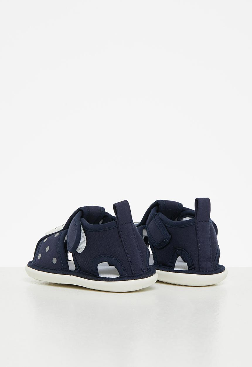 Pop Candy - Baby boys pram sandal - navy