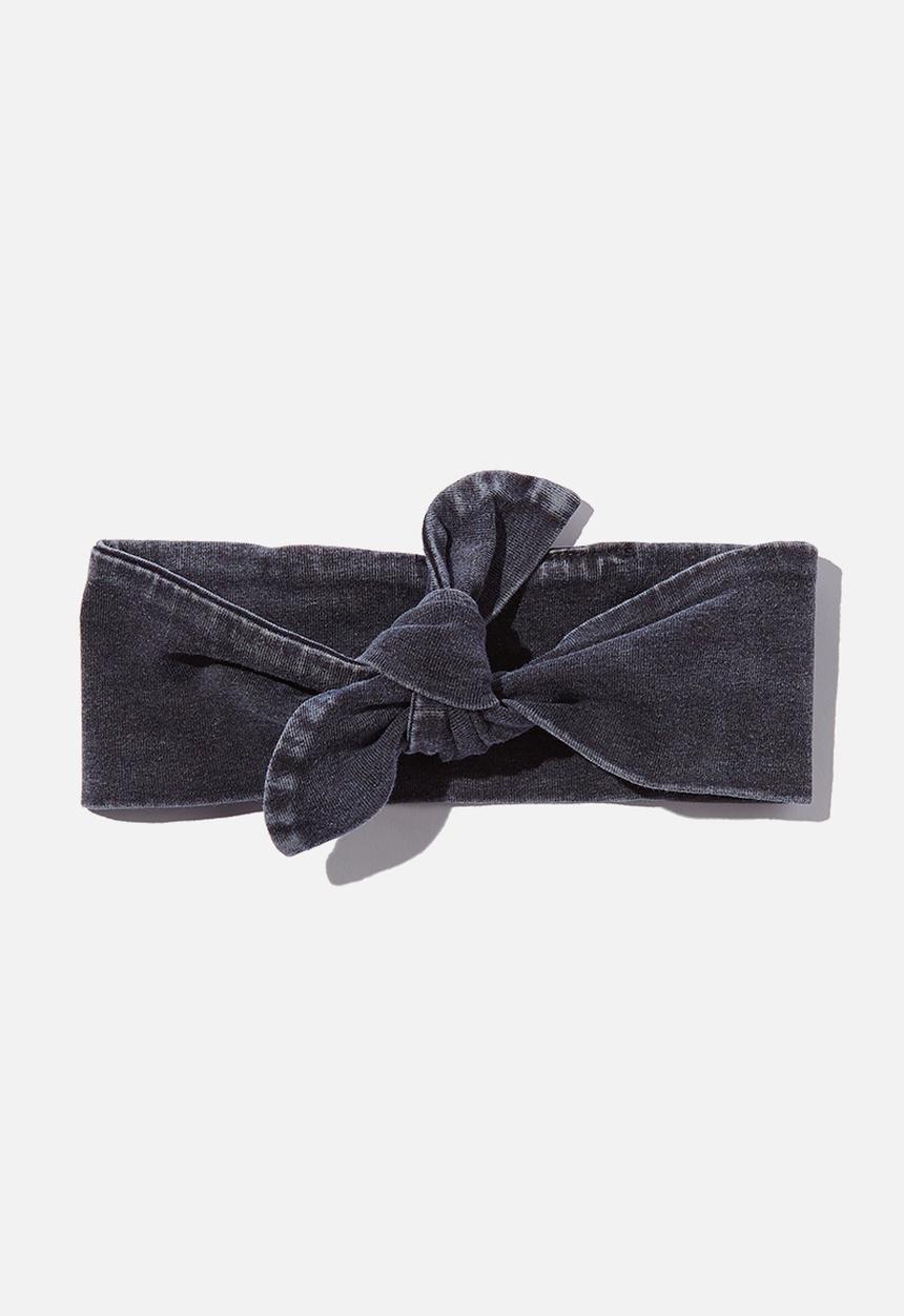 Cotton On - The tie headband - phantom wash