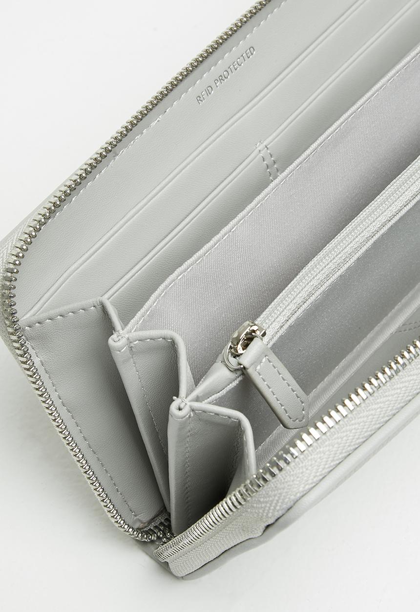 POLO - Polo lyon zip around purse - grey