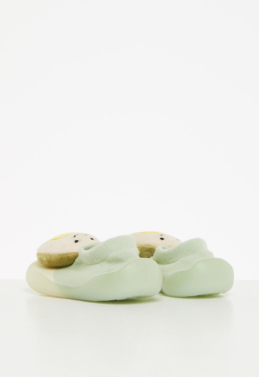 Pop Candy - Baby novelty sock shoe - sage