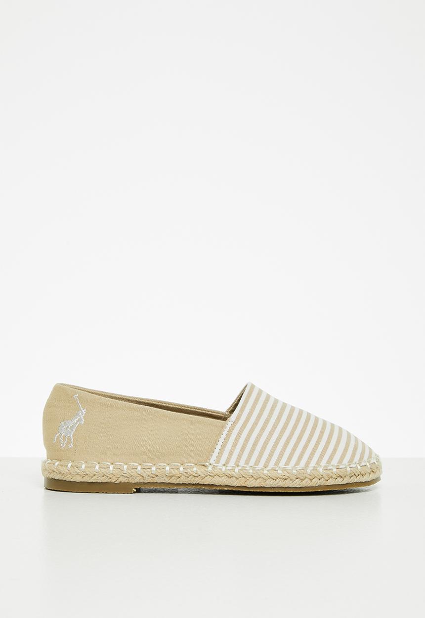 POLO - Girls edith canvas espadrille - stone