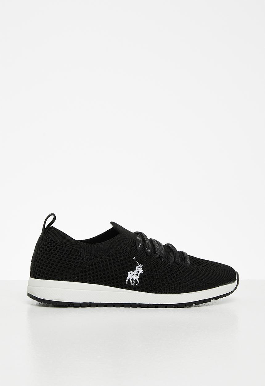 POLO - Boys justin athleisure knit sneaker - black