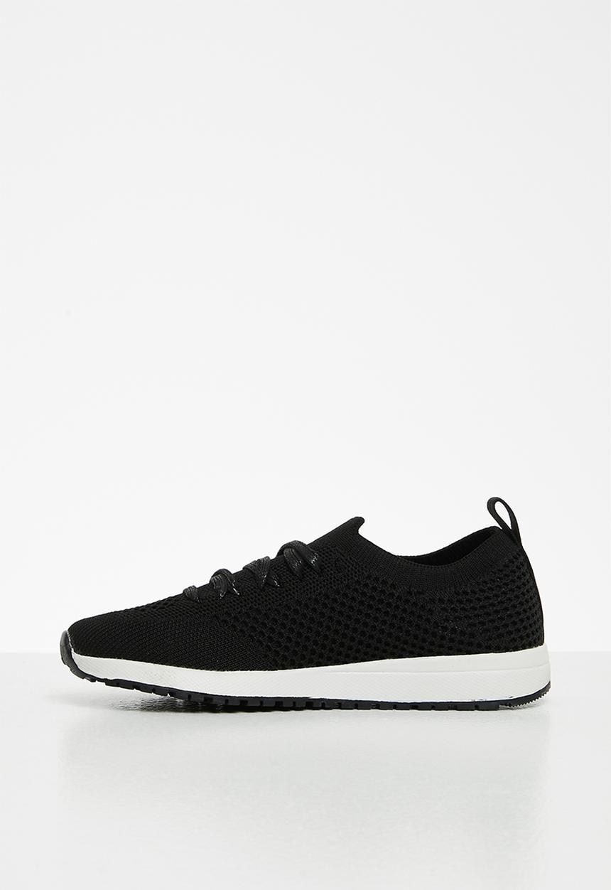 POLO - Boys justin athleisure knit sneaker - black