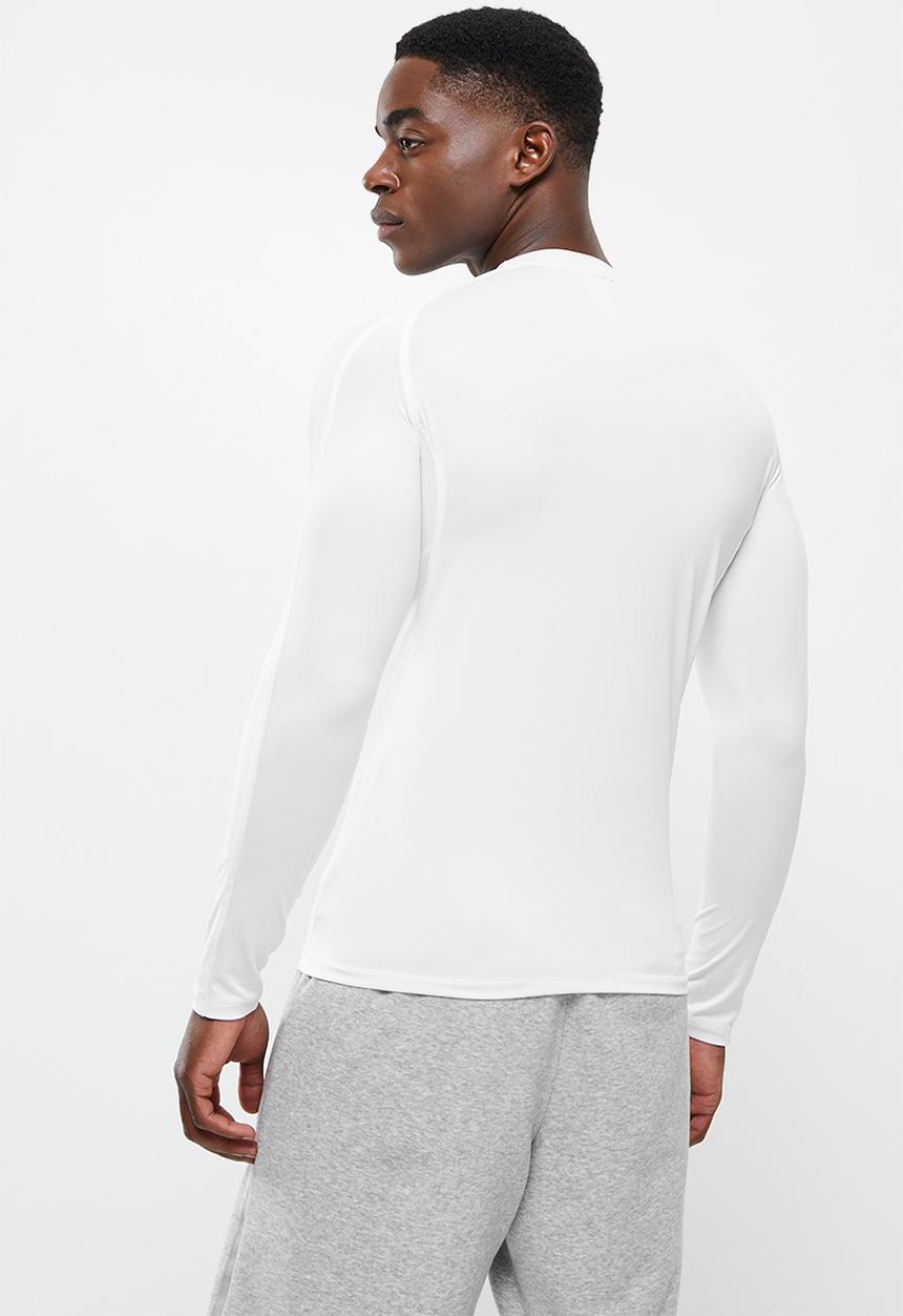 basicthread - Slim fit long sleeve top - white