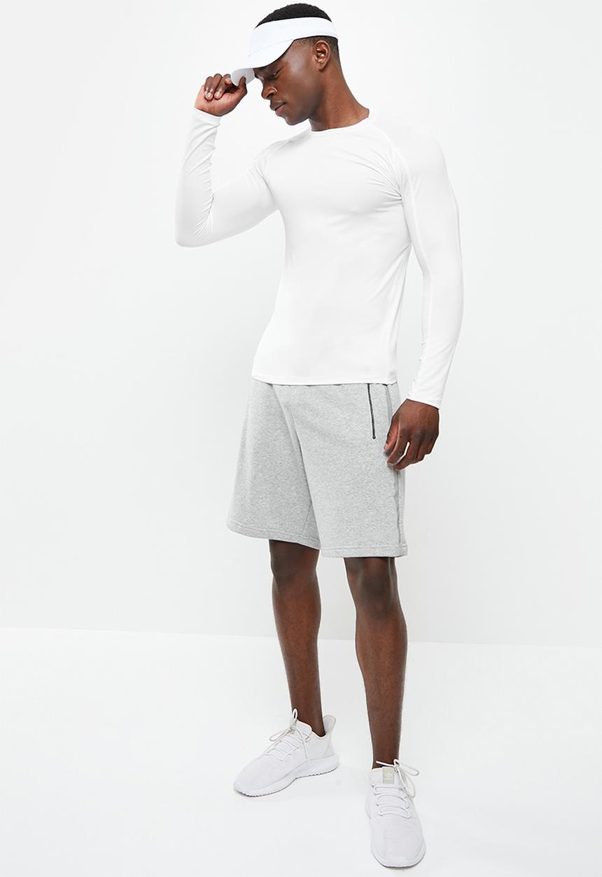 basicthread - Slim fit long sleeve top - white